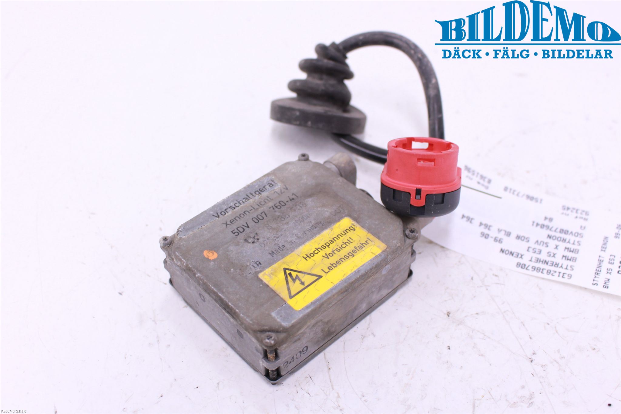 BMW X5 E53     99-06 Styrenhet Strålkastare