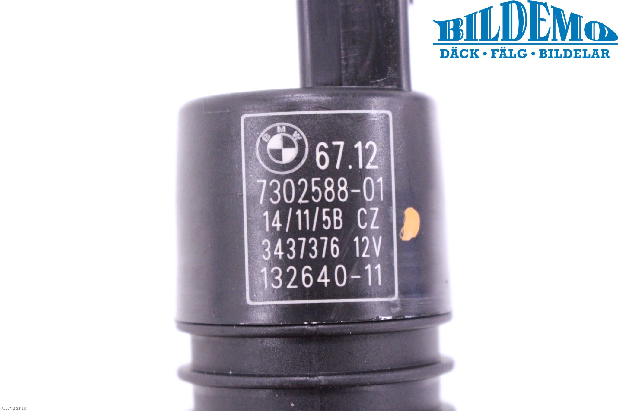 BMW 3 E90/91 SED/TOU 05-12 Spolarpump Baklucka