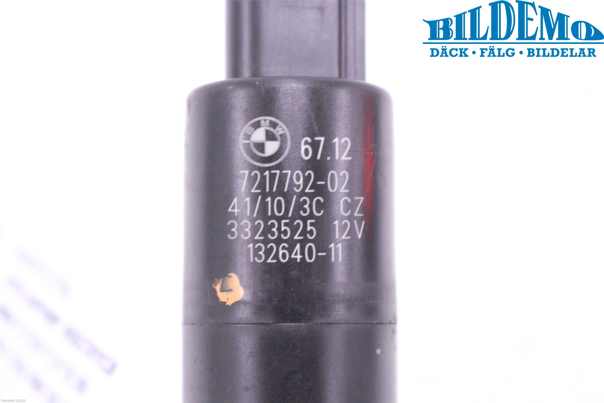 BMW 5 F10/F11/F18 09-17 Spolarpump Högtryck