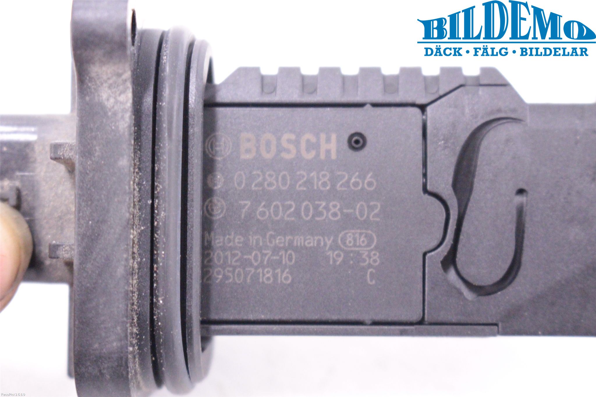 BMW Z4 E89 09-16 Injluftmassamätare