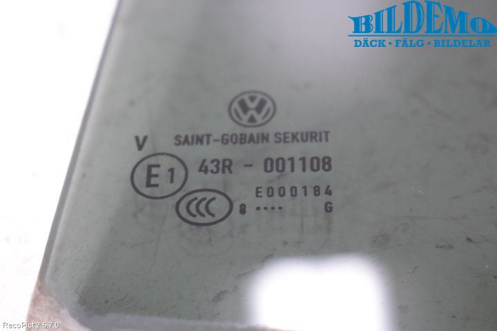 Volkswagen VW TOURAN 03-10 Dörruta Bak Lilla Hö