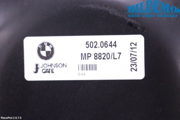 BMW 1 F20/F21 11-19 Kylfläkt El