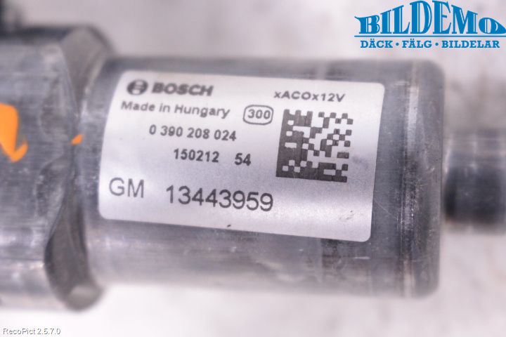 Opel CORSA E 15-19 Torkarmotor Baklucka