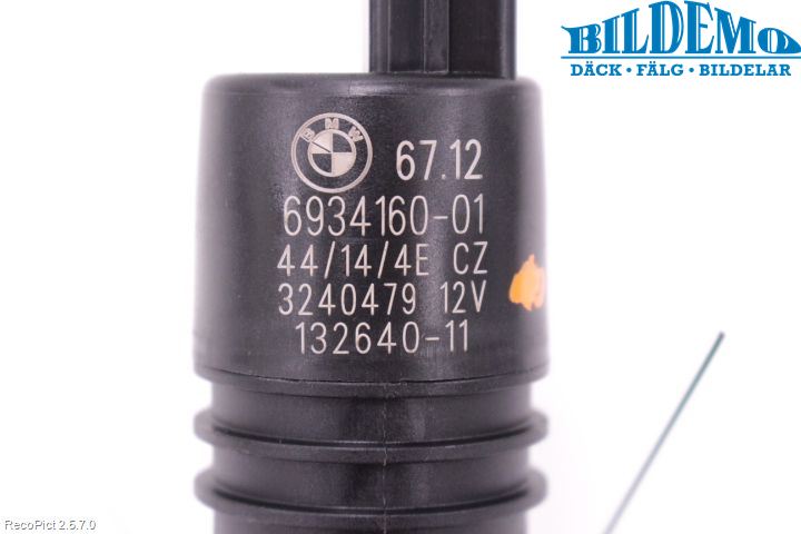 BMW 5 F10/F11/F18 09-17 Spolarpump Vindruta