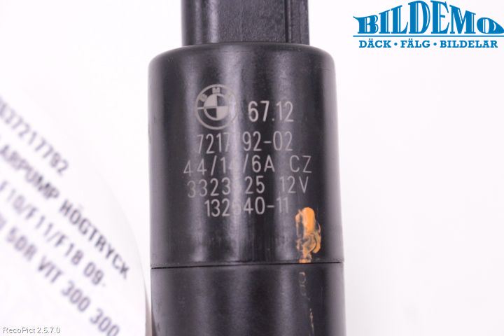 BMW 5 F10/F11/F18 09-17 Spolarpump Högtryck