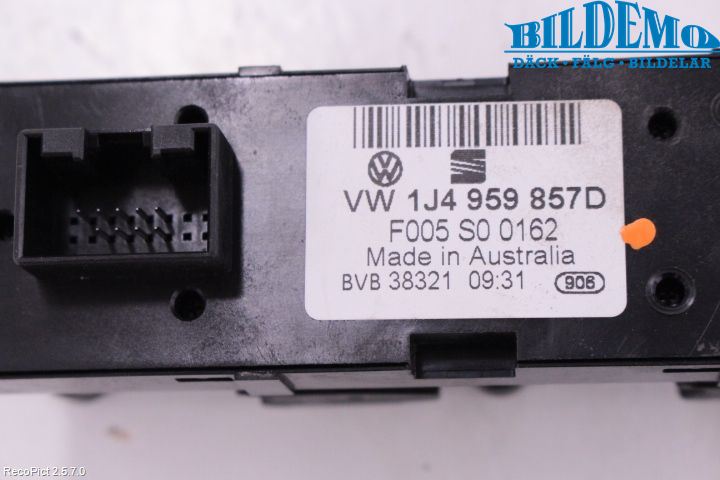 Volkswagen VW PASSAT 01-05 Strömställare Elhiss