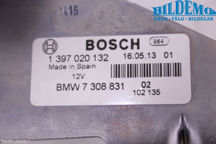 BMW 5 F10/F11/F18 09-17 Låskista Baklucka
