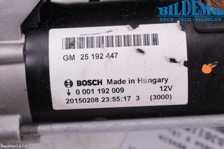 Opel CORSA E 15-19 Startmotor