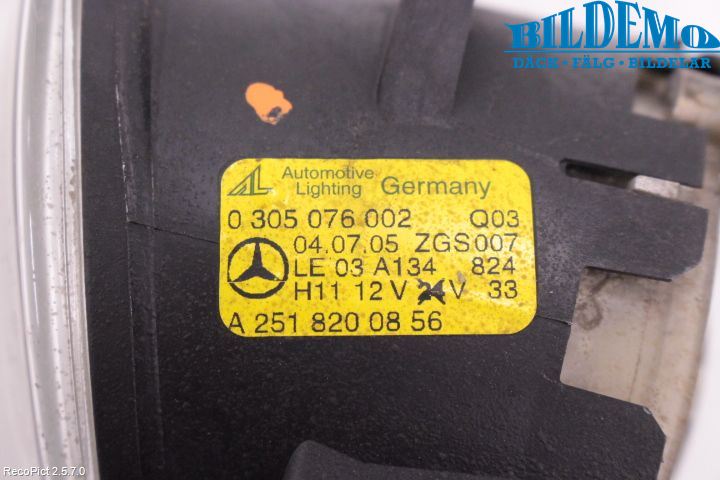 Mercedes-Benz MB A-KLASS (W169) 04-12 Dimljus-Varselljus Fram