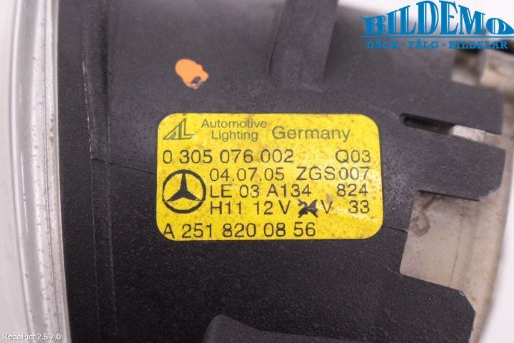 Mercedes-Benz MB A-KLASS (W169) 04-12 Dimljus-Varselljus Fram