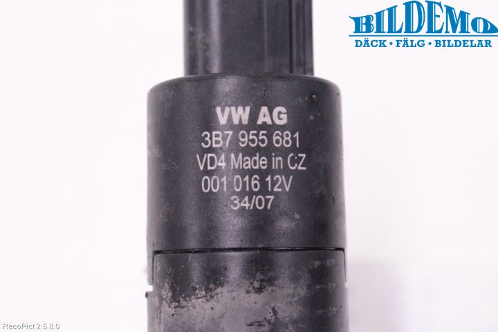 Volkswagen VW PASSAT 05-11 Spolarpump Högtryck