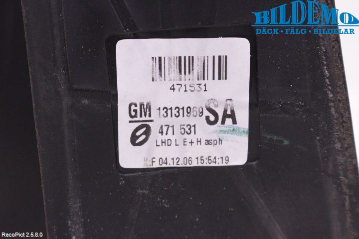 Opel ZAFIRA B 06-14 Spegel Yttre El Vä