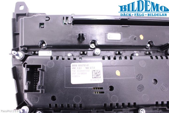 BMW 5 F10/F11/F18 09-17 Ac Styrenhet Ac Manöveren