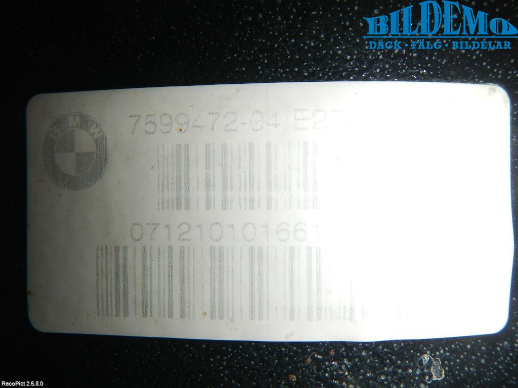 BMW 1 F20/F21 11-19 Bakväxel-Diff