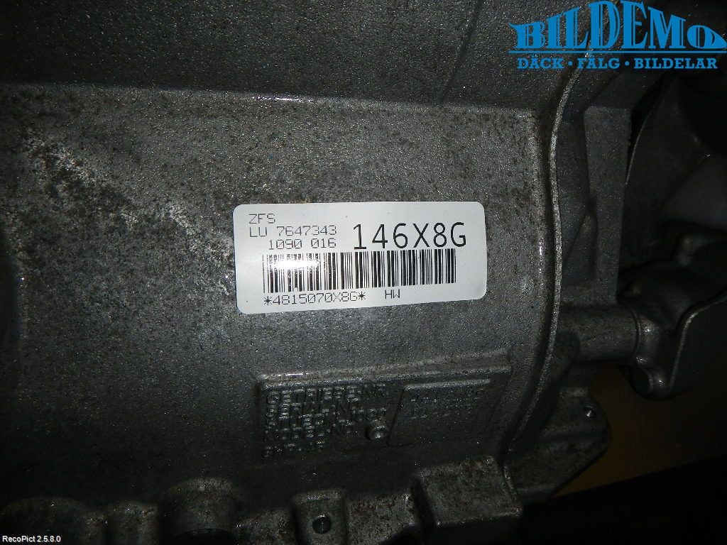 BMW 1 F20/F21 11-19 Växellåda Automat