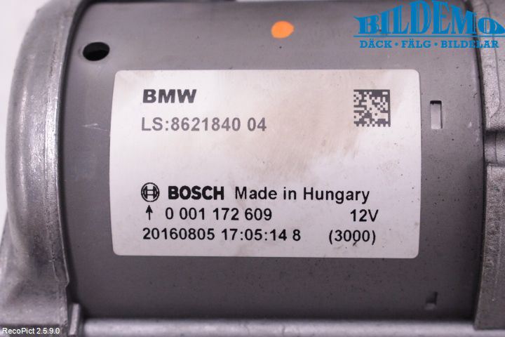 BMW 1 F20/F21 11-19 Startmotor