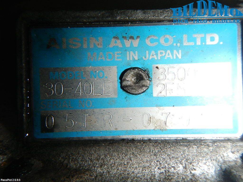 Toyota HI-ACE 95-05 Växellåda Automat