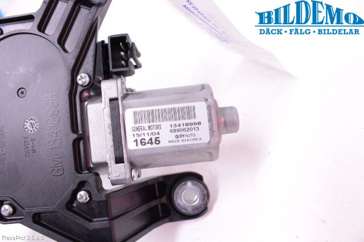 Opel ASTRA K 16-22 Torkarmotor Baklucka