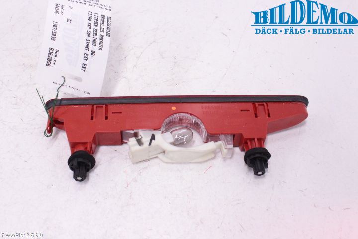 Citroen BERLINGO 08-18 Bromsljus Bakruta