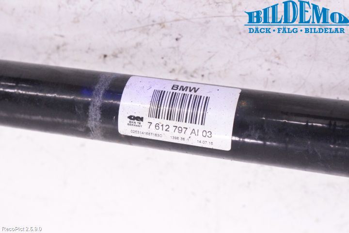 BMW X3 F25 10-17 Drivaxel Bak Vänster