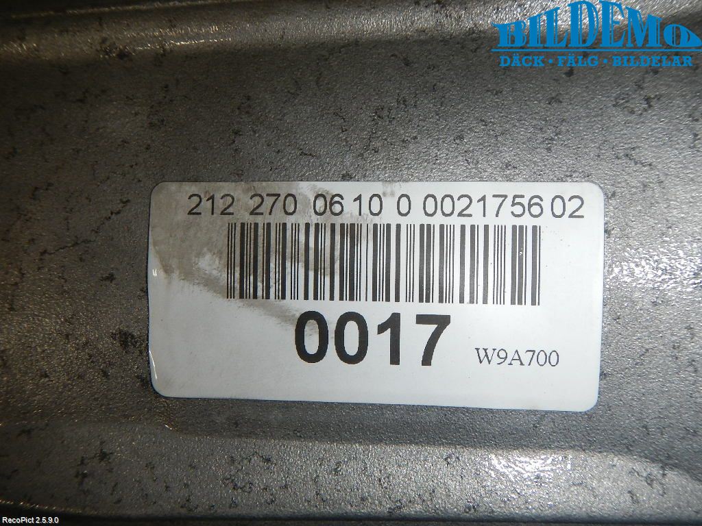 Mercedes-Benz MB E-KLASS (W212) 09-16 Växellåda Automat