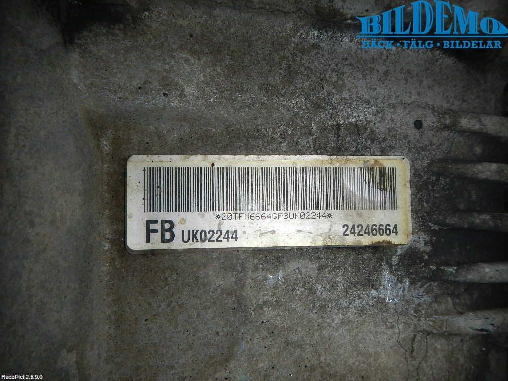 Chevrolet CAPTIVA Växel Fördelningslåda