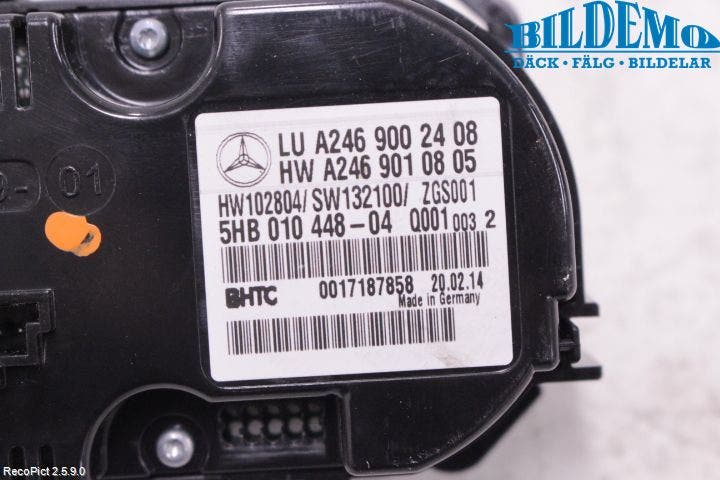Mercedes-Benz MB B-KLASS (W246/W242) 12-19 Ac Styrenhet Ac Manöveren