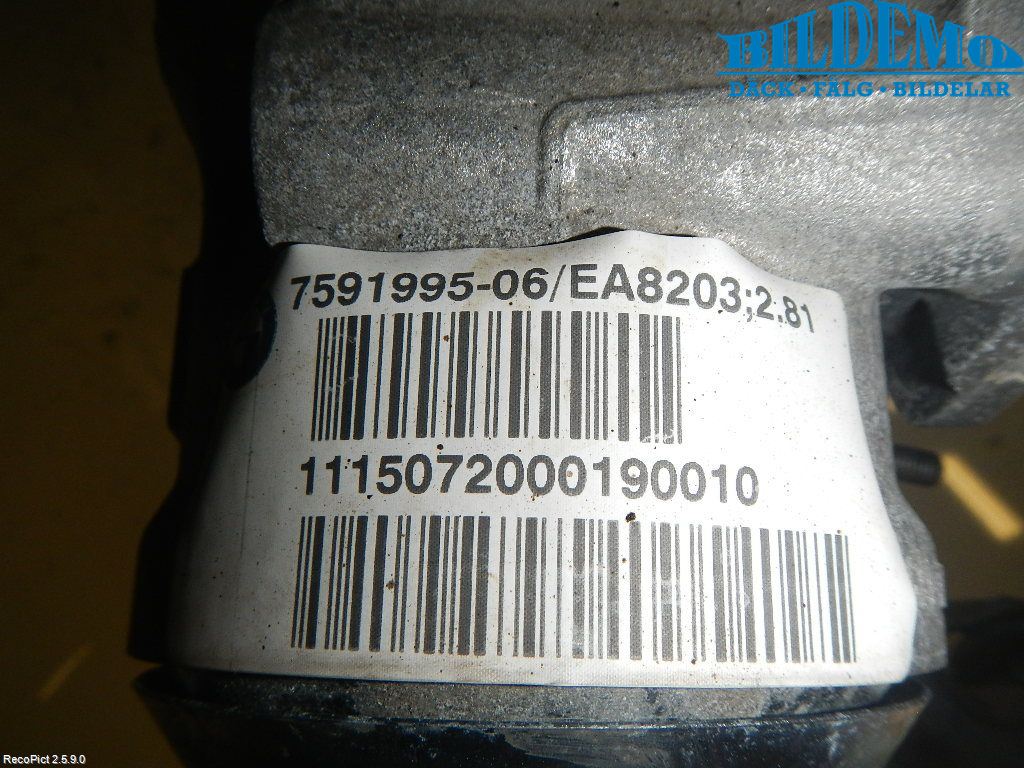 BMW 3 F30/F31/F80 12-19 Framvagn Diffrential