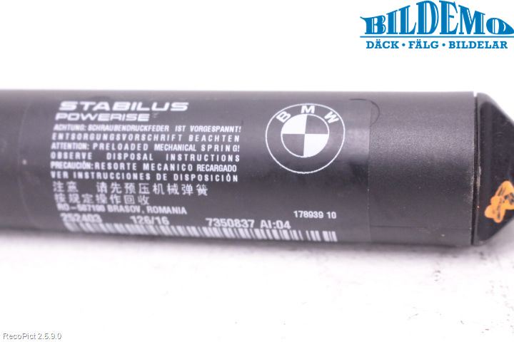 BMW X1 F48 15-22 Gasfjäder Baklucka