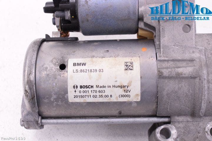 BMW 3 F30/F31/F80 12-19 Startmotor