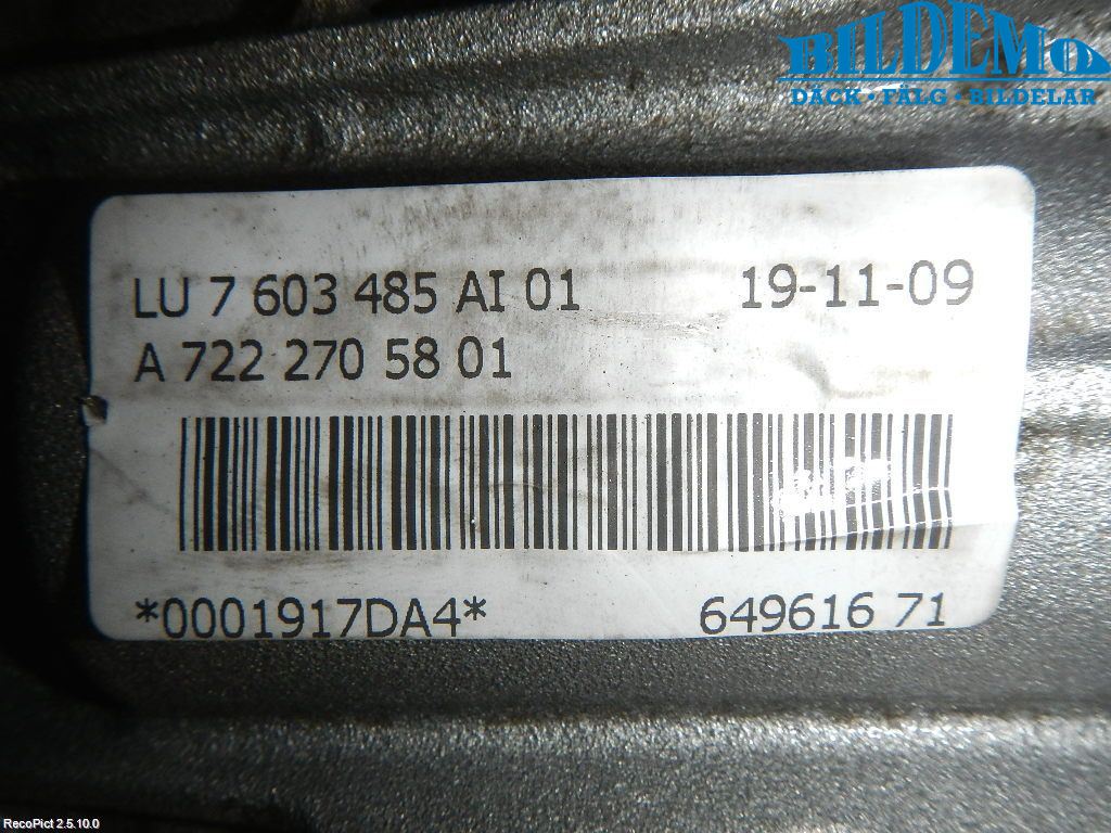 BMW X6 E71/E72   08-14 Växellåda Automat