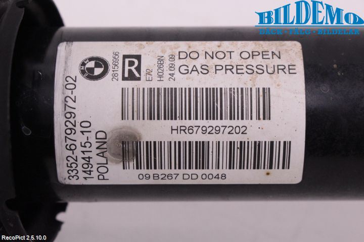 BMW X6 E71/E72   08-14 Stötdämpare Bak