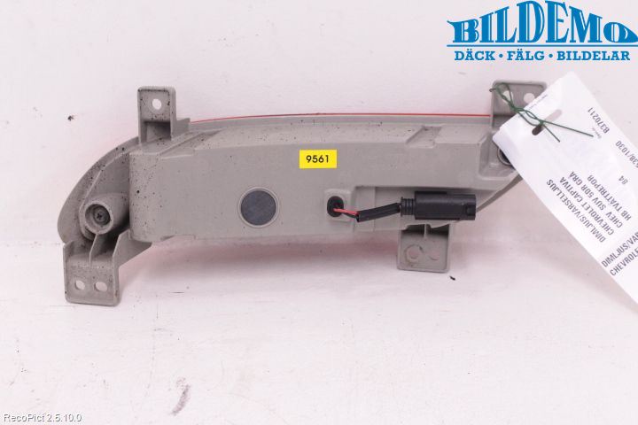 Chevrolet CAPTIVA Dimljus/Reflex Bak