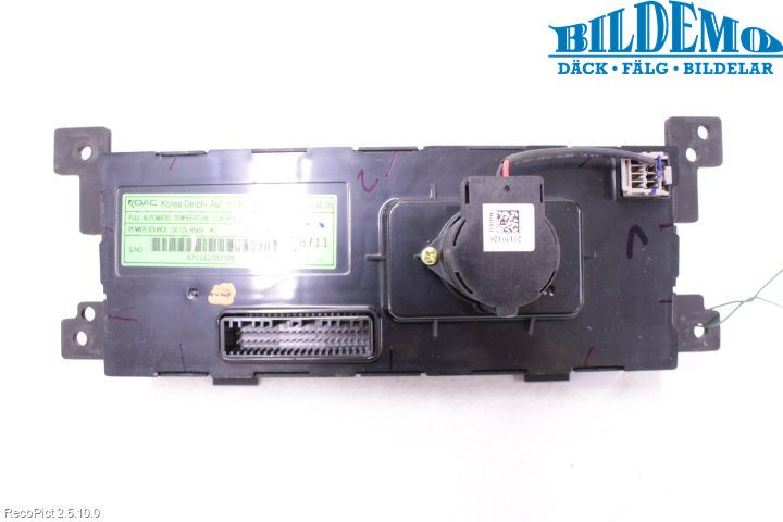 Chevrolet CAPTIVA Ac Styrenhet Ac Manöveren