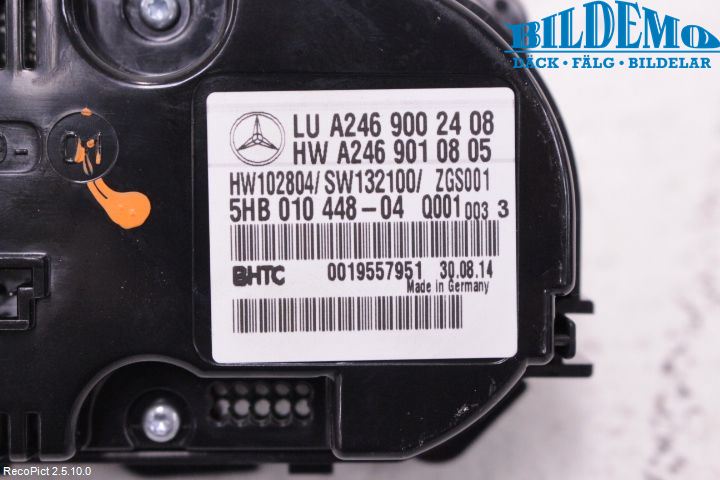 Mercedes-Benz MB A-KLASS (W176) 13-18 Ac Styrenhet Ac Manöveren