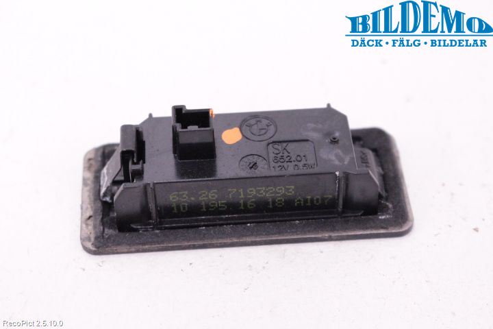 BMW X1 E84 10-15 Skylt Belysning