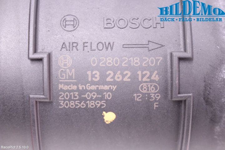 Opel MERIVA B 10-17 Injluftmassamätare