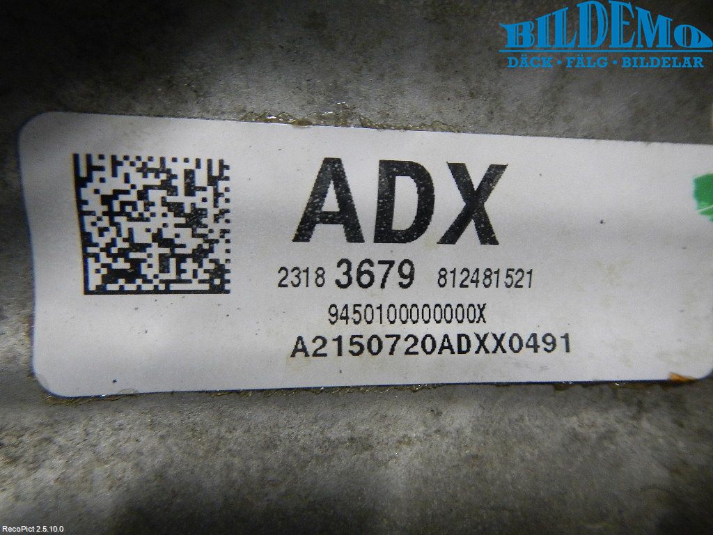 Opel INSIGNIA 09-16 Växel Fördelningslåda