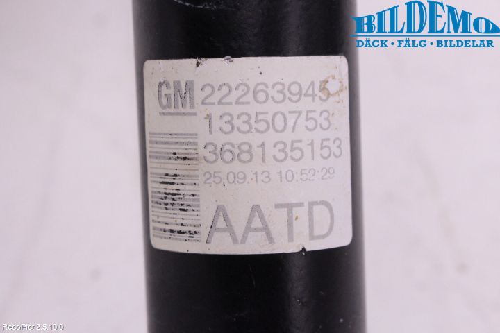 Opel MERIVA B 10-17 Stötdämpare Bak