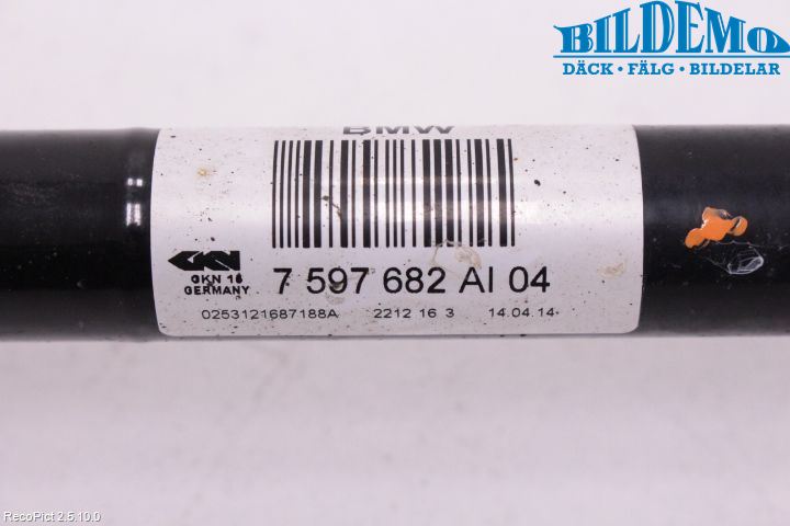 BMW 3 GT F34 13-19 Drivaxel Bak Höger