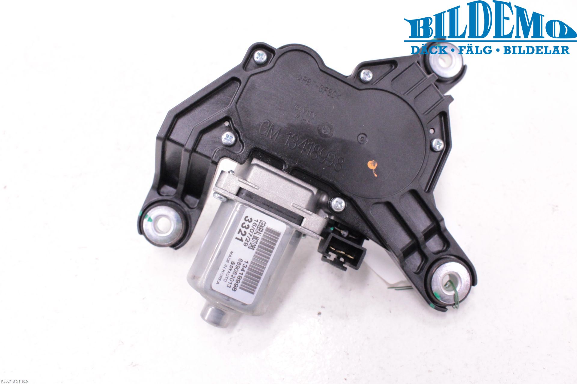 Opel ASTRA K 16-22 Torkarmotor Baklucka