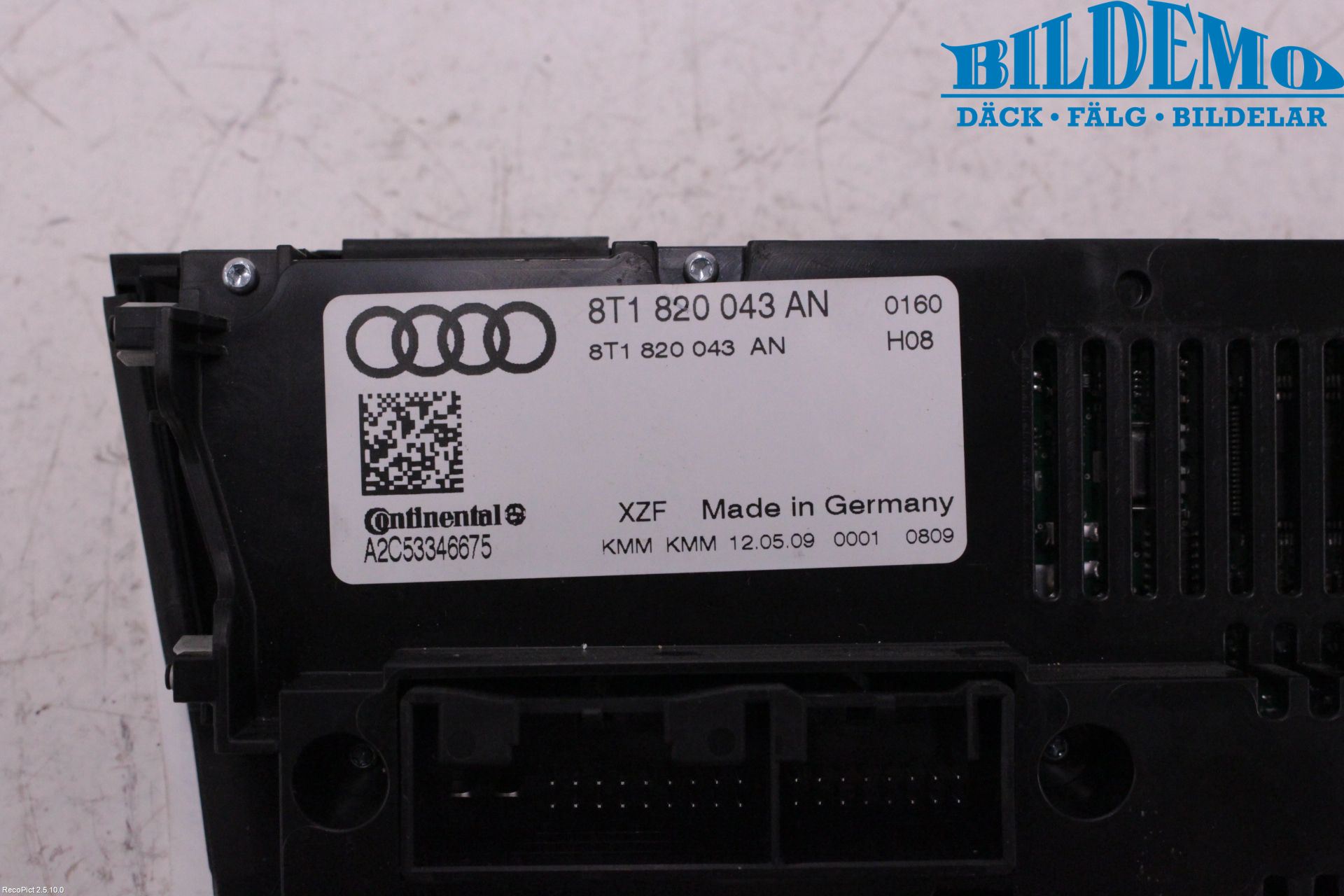 Audi A4/S4 08-11 Ac Styrenhet Ac Manöveren