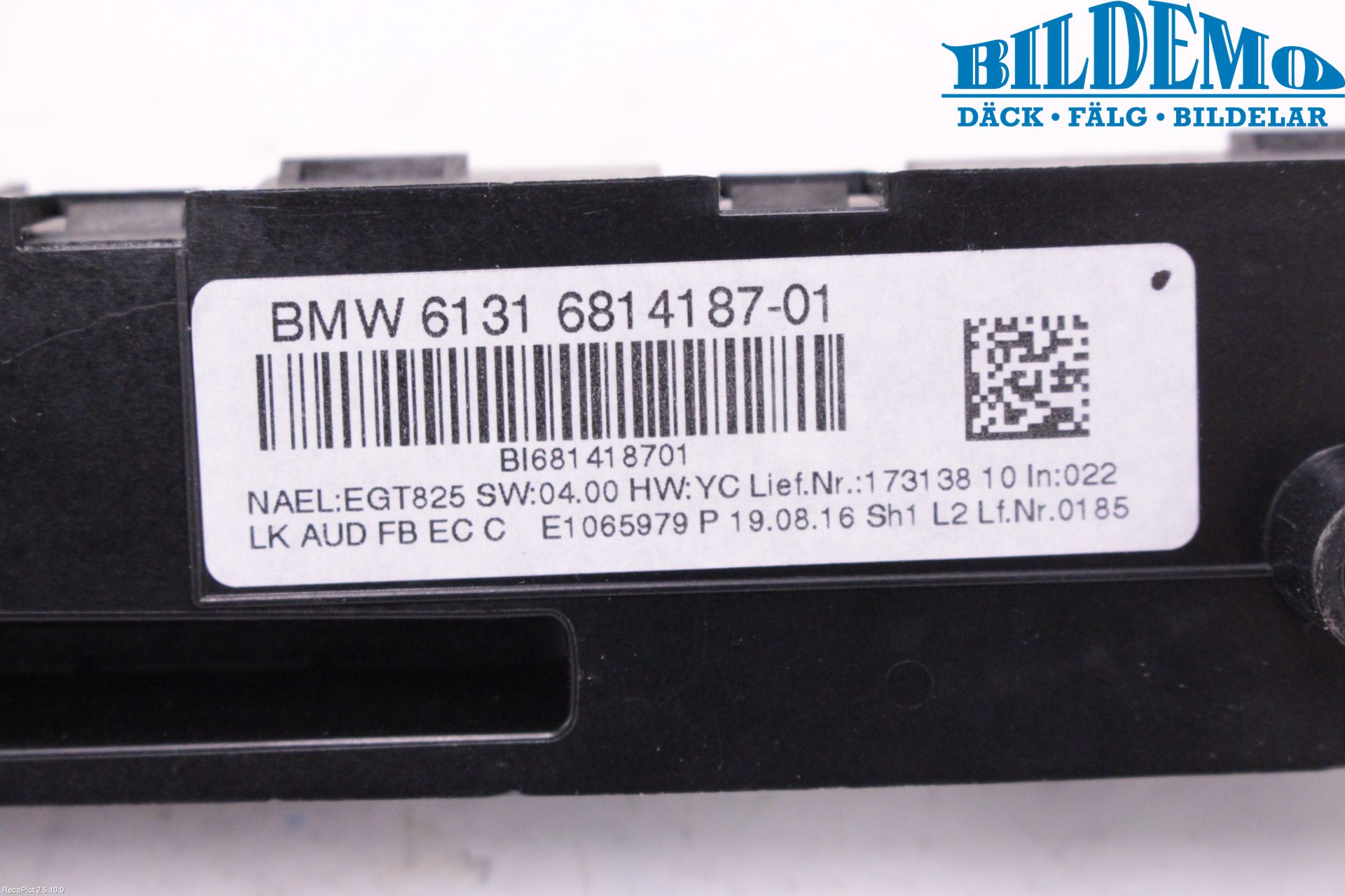 BMW 1 F20/F21 11-19 Cd Radio - Multimediapanel