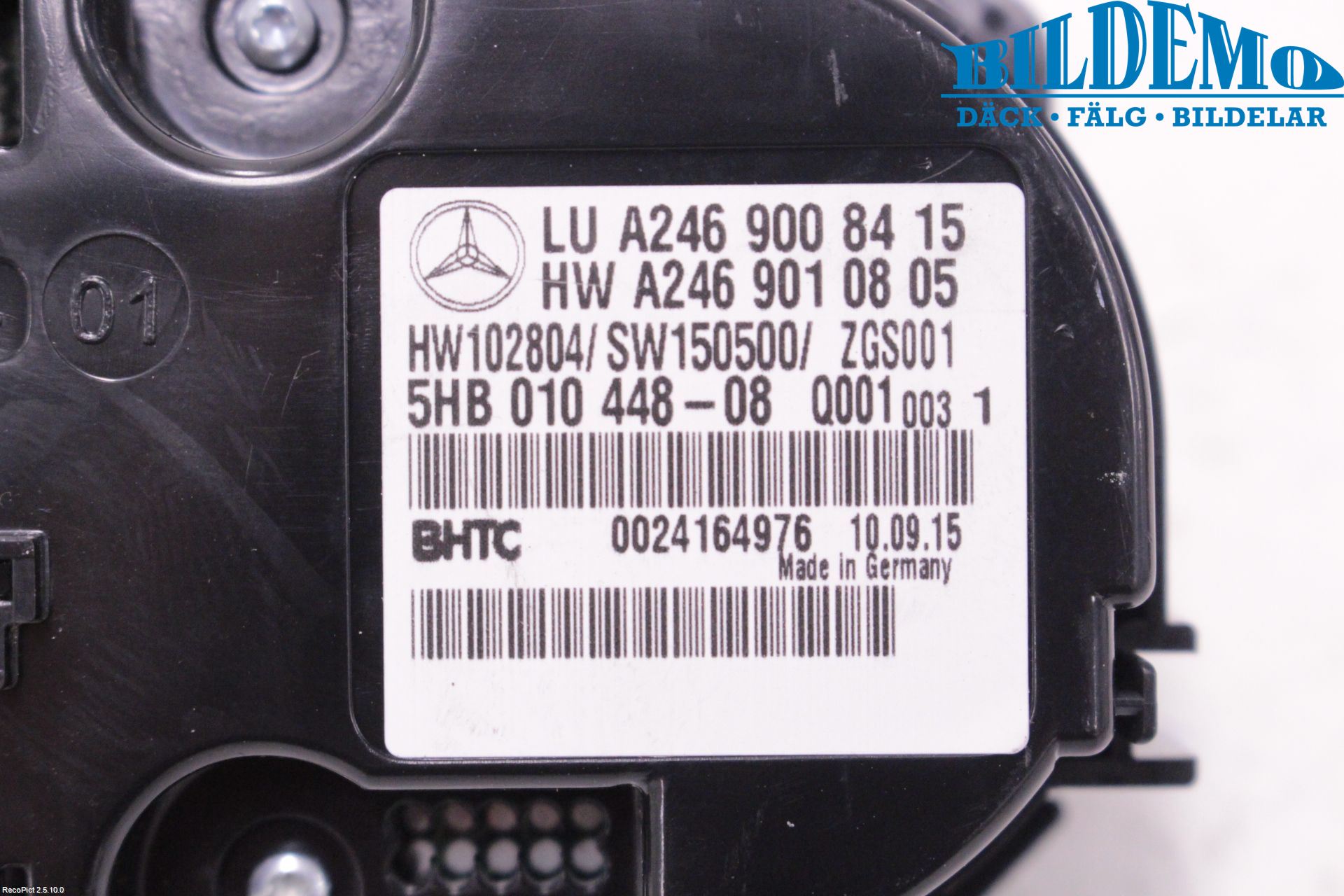 Mercedes-Benz MB CLA-KLASS (C117/X117) 13-19 Ac Styrenhet Ac Manöveren