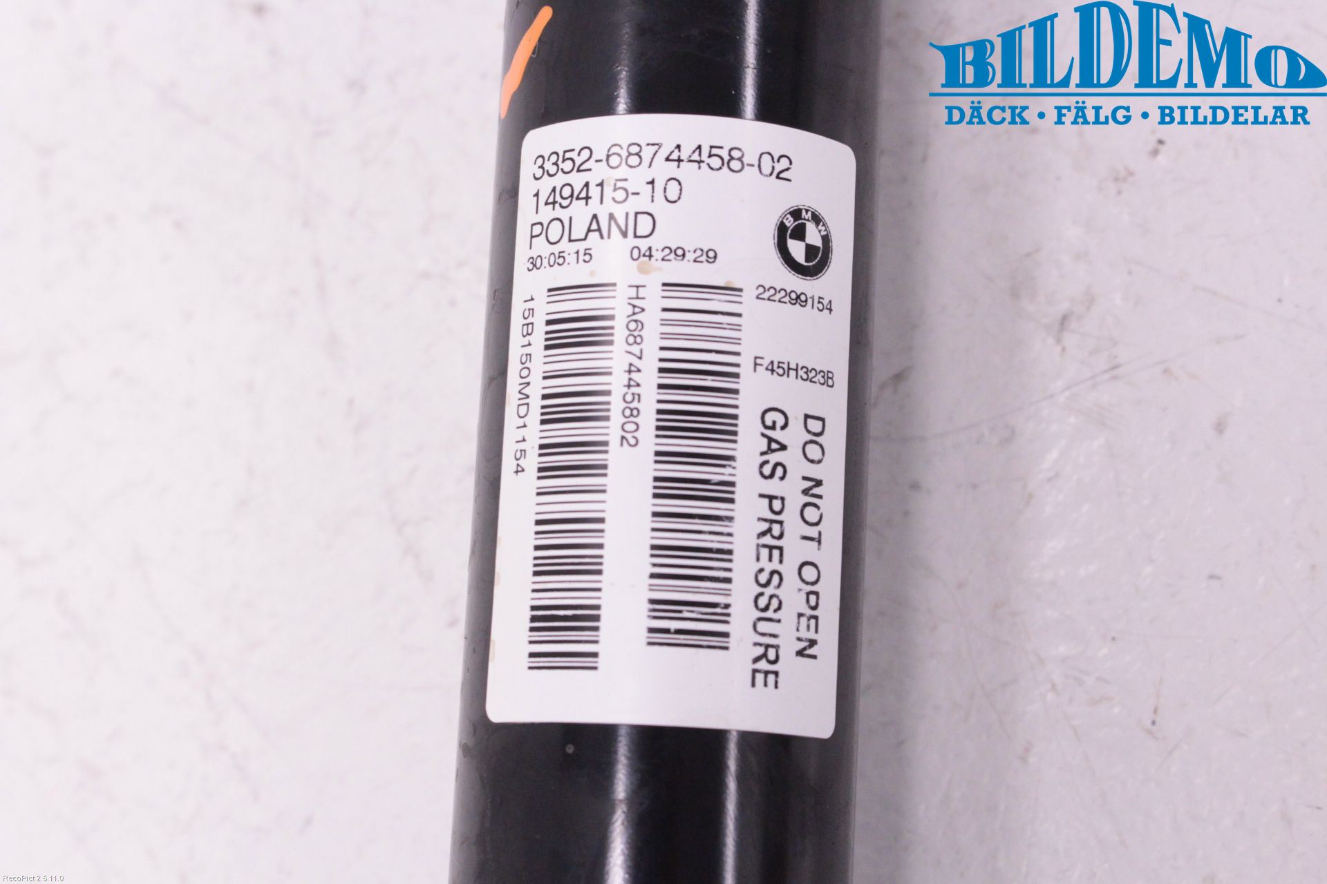 BMW 2 F45 Active Tourer 14-21 Stötdämpare Bak