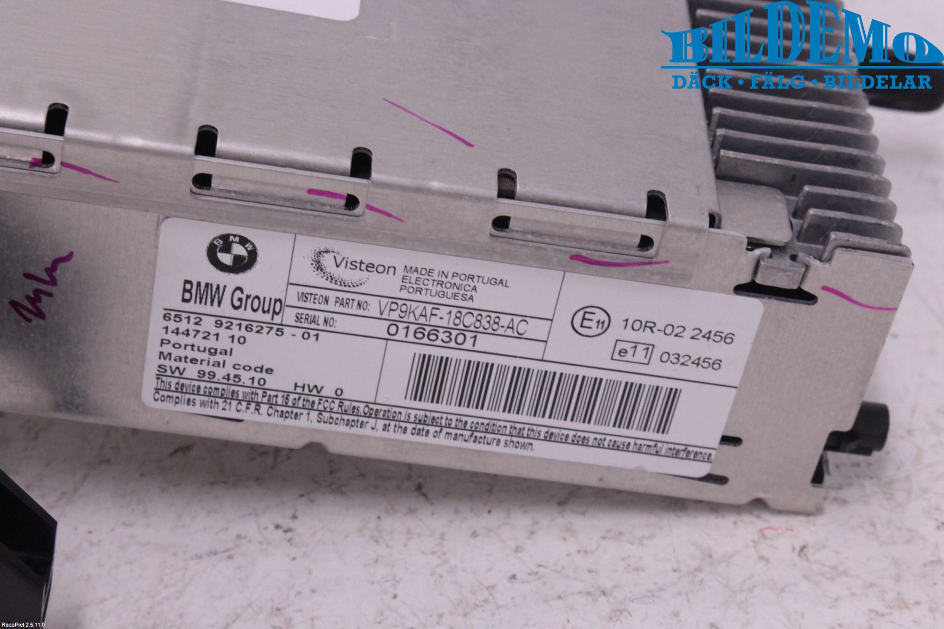 BMW 1 E87/81 5D/3D 03-11 Cd Radio - Multimediapanel