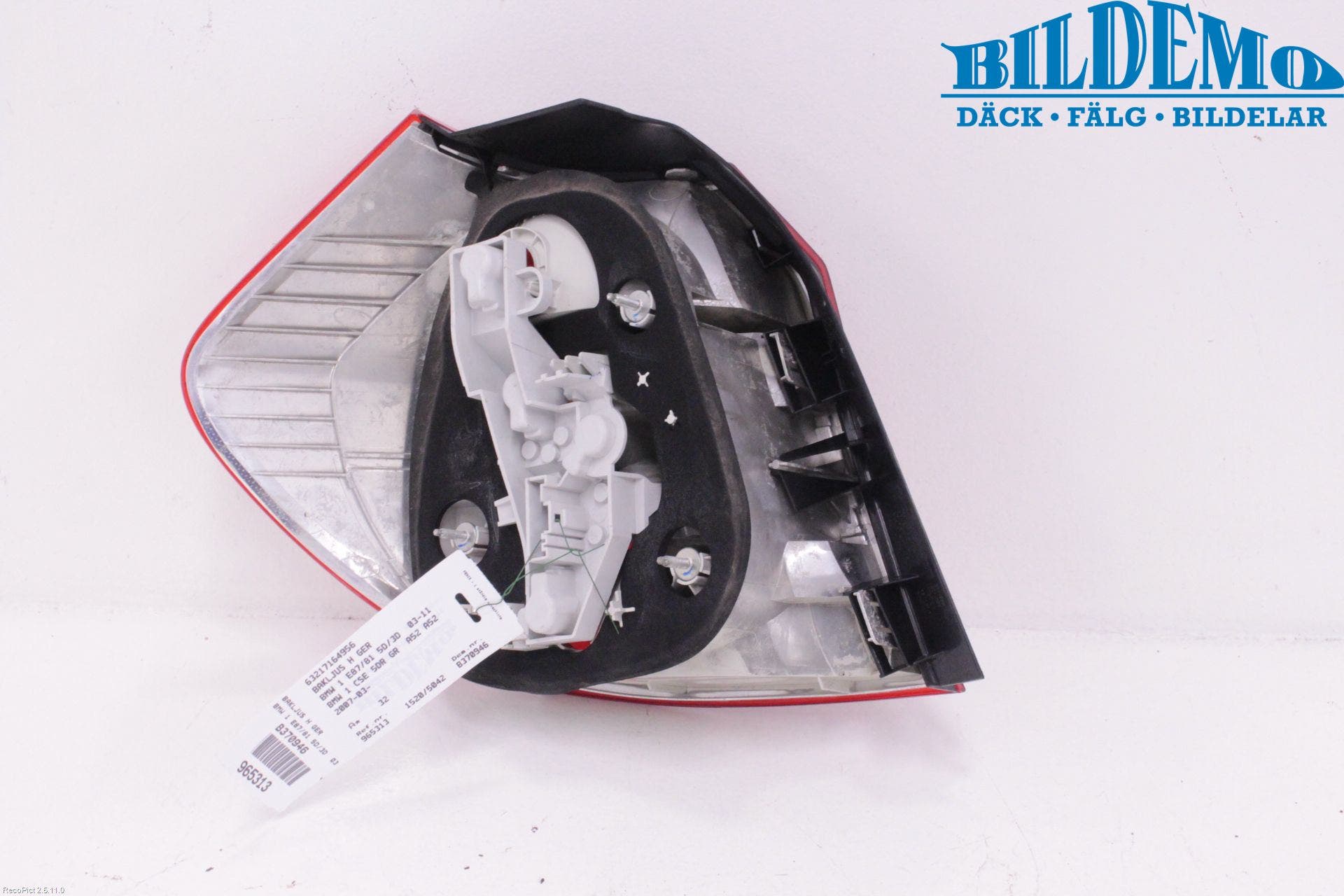 BMW 1 E87/81 5D/3D 03-11 Bakljus Höger