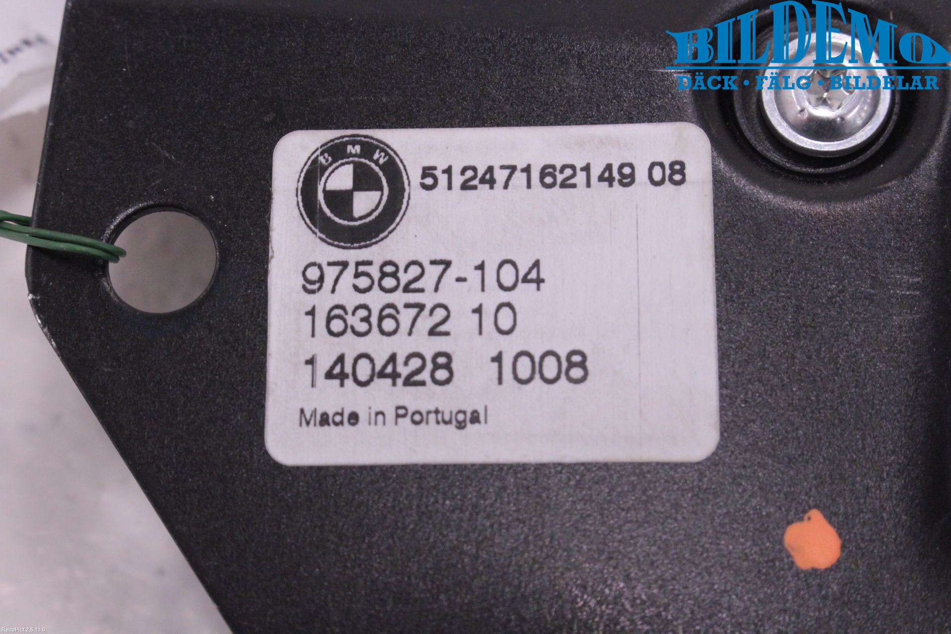 BMW X5 F15 13-18 Bakluckehandtag Inre