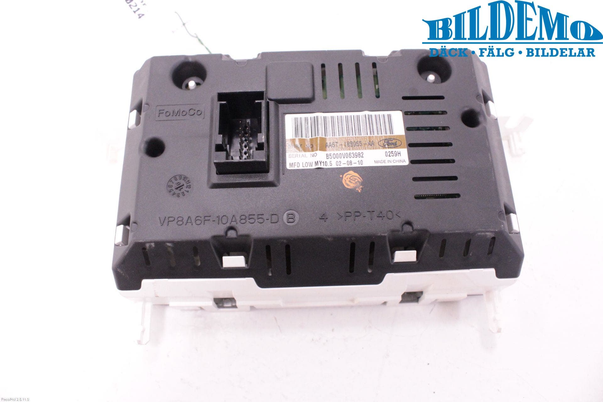 Ford FIESTA 09-12 Färddator