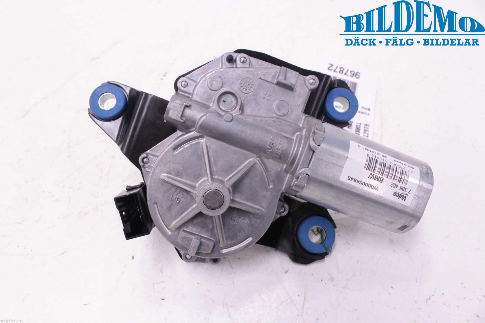 BMW i3 I01 13-22 Torkarmotor Baklucka
